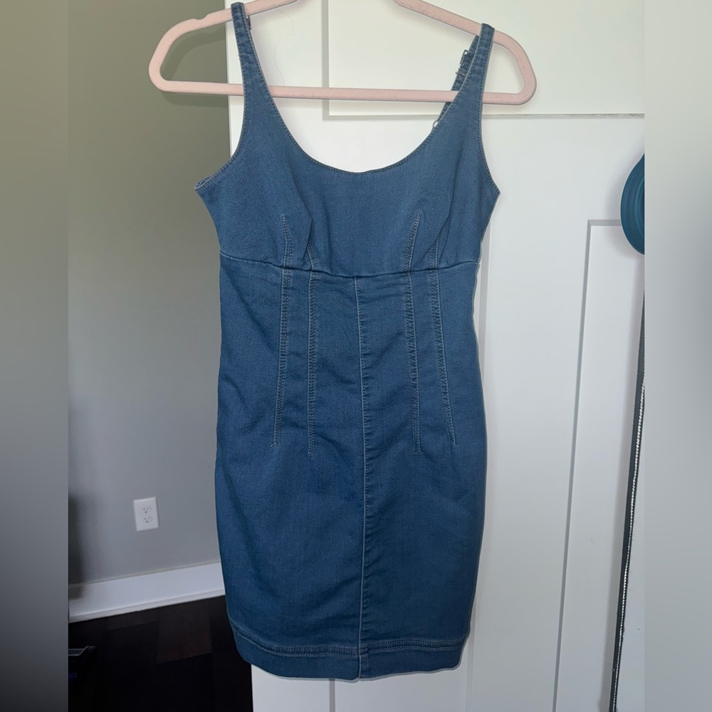 No Boundaries denim dress